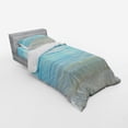 thumbnail image 2 of Ambesonne Summer Bedding Set 3 Pcs, Sea Horizon Shore Beach, Twin XL, Blue Cream, 2 of 2