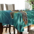 thumbnail image 3 of BZSMCE Square Tablecloth Sea Turtle Pattern Tableclothes, 3 of 9