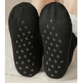 thumbnail image 4 of Men's Slipper Socks with Grips Non Slip Soft Cozy Fuzzy Fleece Lined Socks for Cold Winter, 4 of 7