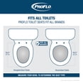thumbnail image 3 of Proflo Pftscofa2000 Elongated Open-Front Toilet Seat - White, 3 of 5