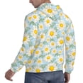 thumbnail image 6 of Lsque Daisies Flowers Pattern Casual Men's Hoodie,Hooded Sweatshirt with Kangaroo Pocket,Pullover Hoodie-X-Large, 6 of 7