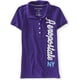 thumbnail image 1 of Aeropostale Womens 87 5 Polo Shirt, Púrpura, X-Large Aeropostale Polo, 1 of 1
