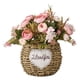 thumbnail image 2 of Flower Basket Flower Arrangement Simulated Flowers Suitable For Mother's Day Easter Valentine's Day Gifts Most Home Kitchen Wedding Decoration, 2 of 7