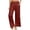 Brick Red, variant on Womens Casual Wide Leg Loose Sweatpants Comfy Oversized Pajama Pants Elastic High Waisted Joggers Tan Dress Pants for Women Business Casual Women Pant Suits Casual