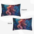 thumbnail image 2 of Naloa Colorful Jellyfish Abstract Pillowcase, Throw Pillowcase, Wrinkle-Free, Stain-Resistant with Hidden Zipper for Bedroom Sofa-20"x30", 2 of 6