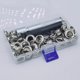 thumbnail image 4 of Kit de herramientas con ojales Kit de ojales de metal de 12 mm Kit de 100 ojales Kit de ojales para reparación de carpas de lona de lona Plata, 4 of 4