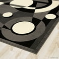 thumbnail image 5 of Allstar Grey Area Rug. Contemporary. Abstract. Traditional. Geometric. Formal. Shapes. Circles (3' 9" x 5' 1"), 5 of 7