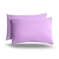 thumbnail image 6 of Set of 2 Ultra Soft Microfiber Zippered Pillow Cases (Queen, Lilac), 6 of 6