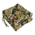 thumbnail image 2 of Blazing Needles 16-inch Spun Polyester Patterned Outdoor Square Tufted Chair Cushions (Set of 2), 2 of 3