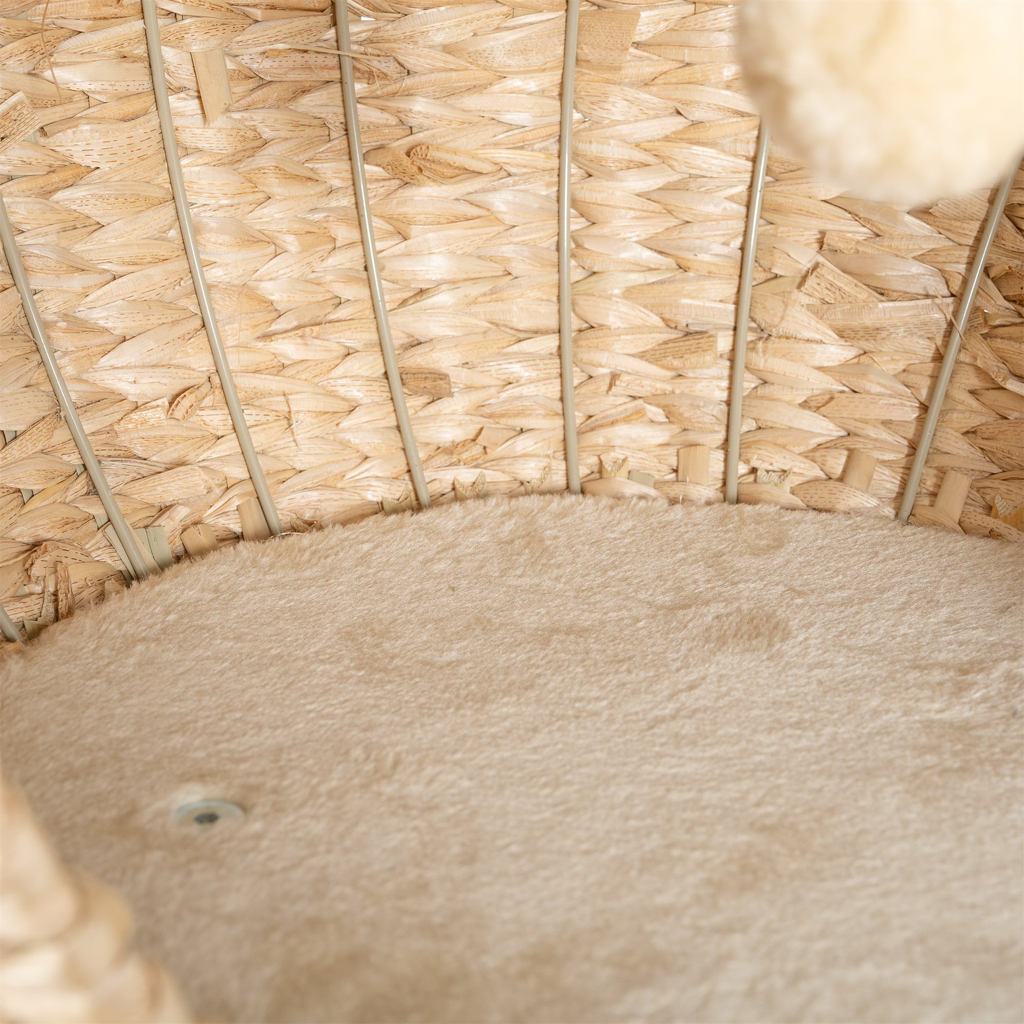 Pefilos 61" Cat Tree Tower for Indoor Cats, Plush Multi-Level Cat Condo with 1 Perches, 2 Caves, Cozy Basket and Scratching Board, Beige Pefilos 61" Cat Tree Tower for Indoor Cats, Plush Multi-Level Cat Condo with 1 Perches, 2 Caves, Cozy Basket and Scratching Board, Beige