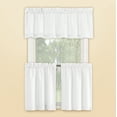 thumbnail image 2 of Collections Etc Martine Rod Pocket Caf� Curtain Set - Includes Valance & Two Tiers, 2 of 2