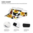 thumbnail image 4 of Balery Sunflower Cow Sport Wear Athletic Visor Sun Sports Visor Hat Visor Adjustable Cap for Women and Men (One Size), 4 of 8