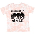 thumbnail image 3 of Inktastic Portland Oregon Someone Loves Me Skyline Boys or Girls Toddler T-Shirt, 3 of 5