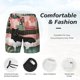 thumbnail image 3 of Fotbe Black Cat Pink Bathroom Traje de Baño para Hombre – Shorts de Natación de Secado Rápido con Forro y Bolsillos-Large, 3 of 6