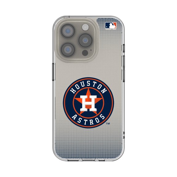 Houston Astros Linen Logo iPhone Clear Case