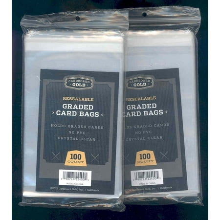 - (200) Graded Card Team Bag Sleeves Fits BGS PSA SGC BCCG CARDS FREE SHIPPING USA