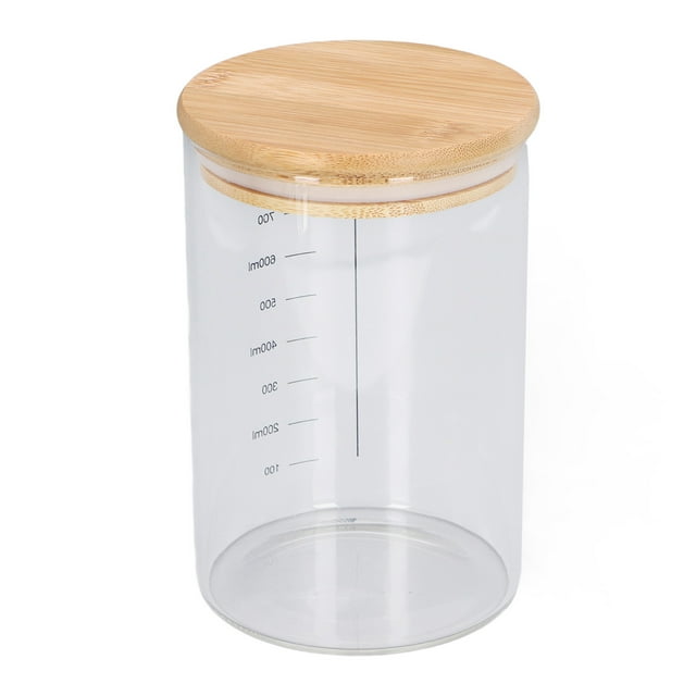 Kit De Iniciación De Masa Madre, Tarro De Vidrio De Masa Madre Multiusos Fácil De Limpiar Operación Simple Boca Ancha 34 Oz Para Galletas Para Arroz