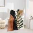 thumbnail image 2 of Boho Mid Century Blankets Black Geometric Throws Beige Abstract Modern Throw Blanket Minimalist Sun Soft Warm Bed Bedding Blankets for Couch Bedroom Sofa Office Cozy Flannel Blanket 30"X40", 2 of 6