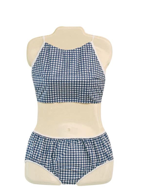 Girl's Bibb-Top Bikini Patient Wear, Medium, 12 count
