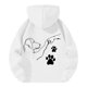 thumbnail image 4 of WILLBEST Sudaderas En Pareja Sudadera con Capucha Casual con Estampado De Cachorro Adorable para Otoño e Invierno Moda Cómoda Sudadera Holgada XGrande, 4 of 4