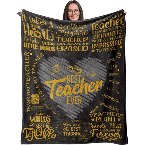 LHSHID Teacher Gifts Teacher Gifts for Women Teacher Appreciation Gifts Blankets Teacher Christmas Valentine Mentor Gift Ideas Teacher Gifts for Teacher Birthday/Teachers' Day 30x40in