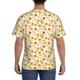 thumbnail image 3 of Bixox Men's Shiba Inu Sunflower Printed Short Sleeve Skinny Athletic T-Shirt, 3 of 6