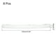 thumbnail image 2 of Uxcell 8pcs Topes de puerta protectores de pared silenciosos 3.9" x 0.6" autoadhesivos reutilizables de tira de goma clara, 2 of 5