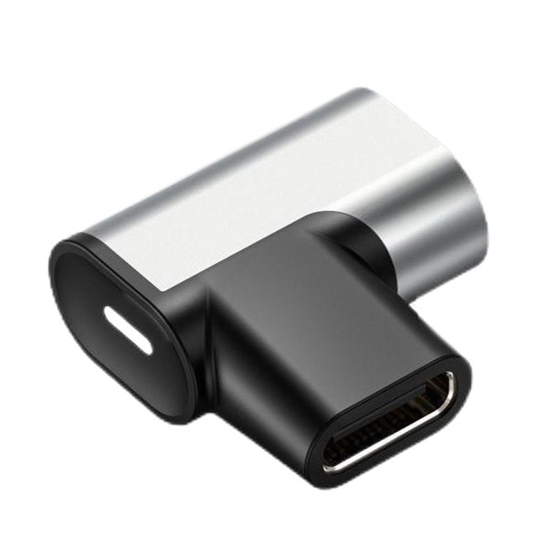 Adaptador de carga duradero con transferencia de datos de 10 Gbps y alto rendimiento para mujeres y hombres. codo separado