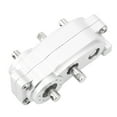 thumbnail image 1 of Transfer Case, CNC Machined RC  Transfer Case  For 1/10 Remote Control Vehicle Black,Silver, Color, 1 of 8