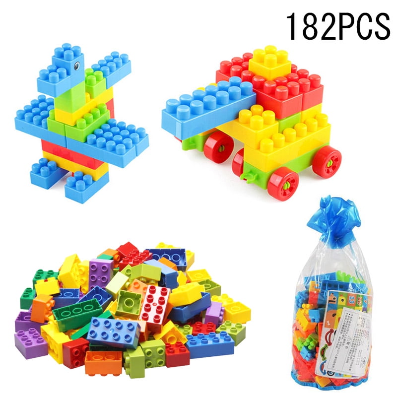 182/260 Pcs Assembled Bricks DIY Model Building Blocks Educational Toy Kids Gift 