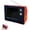 Red, variant on Small Media Player Retro Cartoon TV, Mini Rechargeable Vintage Television with 8GB Memory, Tiny Cartoon Player for Dollhouse Decor, Supports Headphones USB