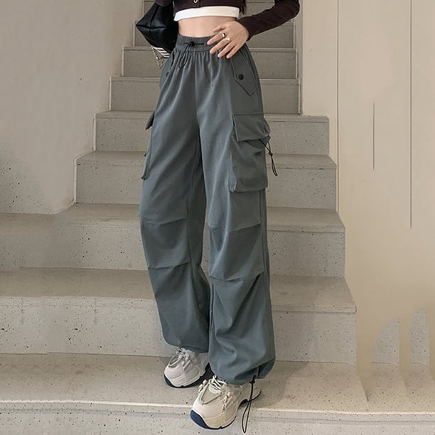 HappyLisa Pantalon Largos Para Mujer, Traje De Pierna Ancha, Cintura