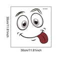 thumbnail image 5 of jifeng Funny Smiling Face Toilet Sticker Cute Toilet Lid Cover Sticker for Bathroom, 5 of 5