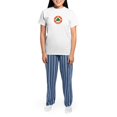 thumbnail image 4 of CafePress - Irish Soccer Women's Light Pajamas - Women's Short Sleeve Print T-Shirt and Pants Light Cotton Pajama Set, 4 of 7