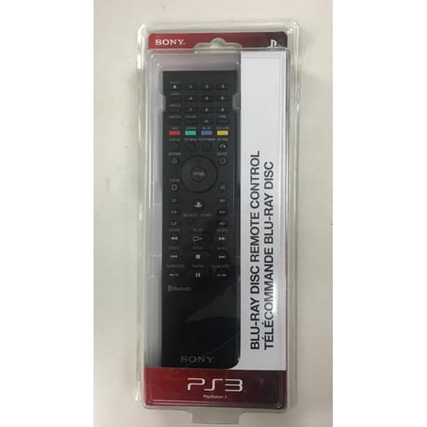 PS3 Official Sony Blu Blueray DVD Remote Control (CECHZR1U) Walmart