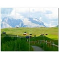 thumbnail image 1 of Mountain Ceramic Tile Mural Kitchen Backsplash Bathroom Shower 401074-L43, 1 of 3