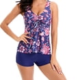 thumbnail image 1 of Conjunto de bikini sólido de contraste de pecho alto cómodo para mujer Conjuntos de traje de baño de una pieza OAVQHLG3B Store  lin121212, 1 of 4