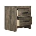 thumbnail image 4 of New Classic Furniture Misty Lodge 2-Drawer Wood Nightstand in Gray, 4 of 9