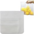 thumbnail image 4 of EcoNesxp Extra Thick Leak-proof Sealed Bags for Fruits and Vegetables 20 Pieces Reusable Freezer Bags for Sandwiches Individual Reusable Freezer Bags, 4 of 5