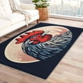 thumbnail image 1 of Rooster Rug 4x5 Area Rugs for Bedroom Living Room, Farmhouse Area Rug, Chicken Carpet Machine Washable Non-Slip Rug, Soft Low Pile Area Rug, Indoor Decorative Rugs H&z227, 1 of 7