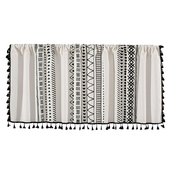 Valances for Windows,Valance Curtains for Kitchen Window Light Blocking, Short Rod Pocket Panels for Small Window Bathroom Basement