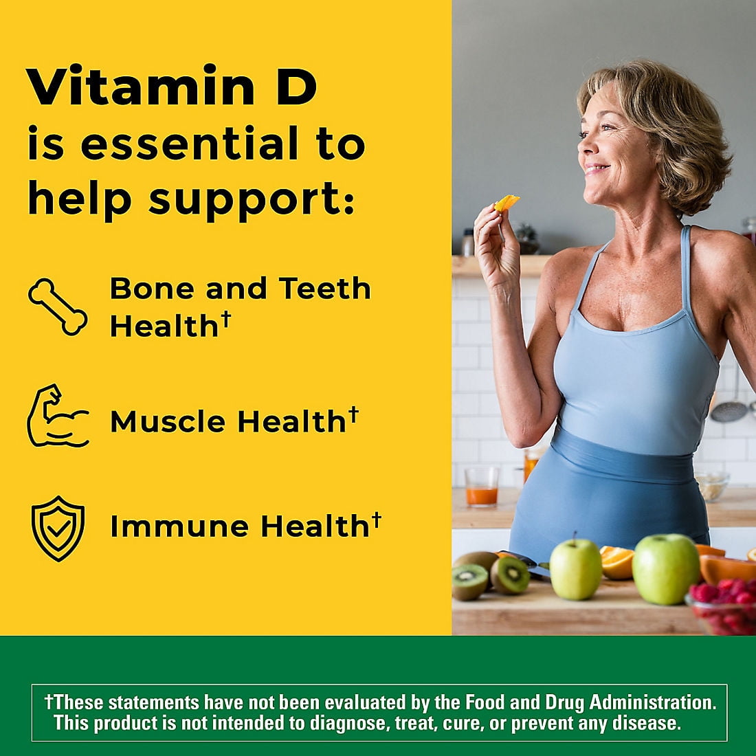 Nature Made Vitamin D3 + K2 Softgels, 90 ct.