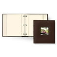 thumbnail image 3 of Gallery Leather  Travel Photo Album with Window - Freeport Ivory - 6.5"x5.5", 3 of 5
