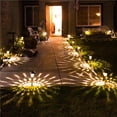 thumbnail image 4 of 2pcs Outdoor Lamp Solar-Powered Light With Shadow Effect Decorative patio solar light Lantern For Villa Garden Patio Pathway, 4 of 9