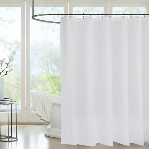 Bathroom Waterproof Shower Curtain, 80 Shower Curtain White