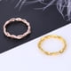 thumbnail image 5 of Anillo de giro exquisito de las mujeres aleación clásica anillo de la novia que tuerce atractiv CACAGOO Anillo, 5 of 6