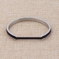 thumbnail image 7 of Stainless Steel Bracelet Grooved Cuff Bangle for Women Girls, 7 of 7