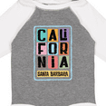 thumbnail image 4 of Inktastic Santa Barbara California Travel Boys or Girls Long Sleeve Baby Bodysuit, 4 of 5