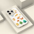 thumbnail image 4 of Mantenga su iPhone seguro y a la moda con esta funda de goma de TPU flexible que presenta un estampado creativo de dibujos animados, 4 of 4
