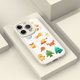 thumbnail image 4 of Mantenga su iPhone seguro y a la moda con esta funda de goma de TPU flexible que presenta un estampado creativo de dibujos animados, 4 of 4